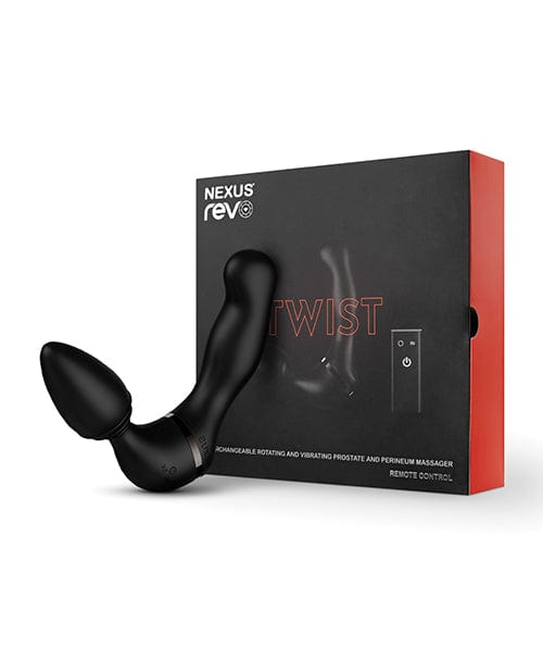 Nexus Revo Twist Rotating & Vibrating Massager - Black Anal Products