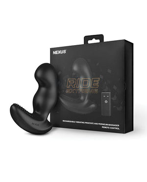 Nexus Ride Extreme Vibrating Prostate & Perineum Massager - Black Anal Products