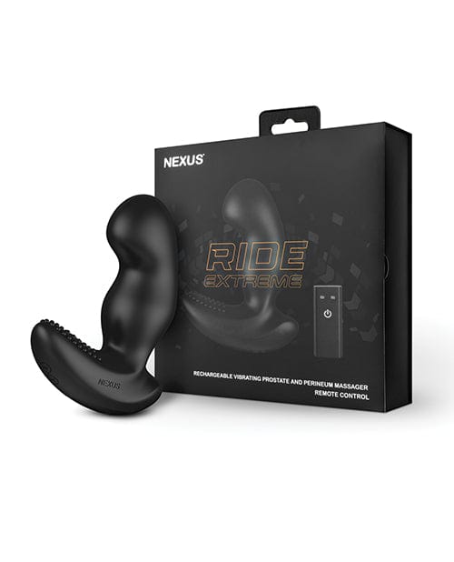 Nexus Ride Extreme Vibrating Prostate & Perineum Massager - Black Anal Products