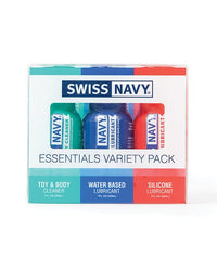 NO ETA Swiss Navy Essentials Variety Pack of 3 - 1 oz: Ultimate Lubrication and Care