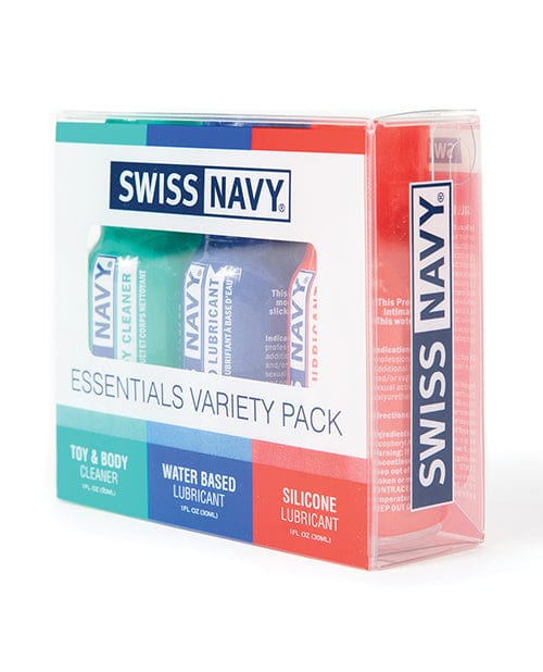 NO ETA Swiss Navy Essentials Variety Pack of 3 - 1 oz Lubricants