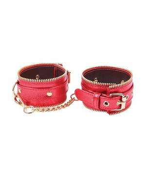 Nobu Fetish Handcuffs Red/gold Bondage Blindfolds & Restraints