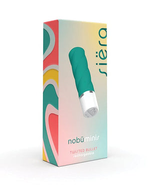 Nobu Mini Siera Twisted Bullet - Teal Stimulators