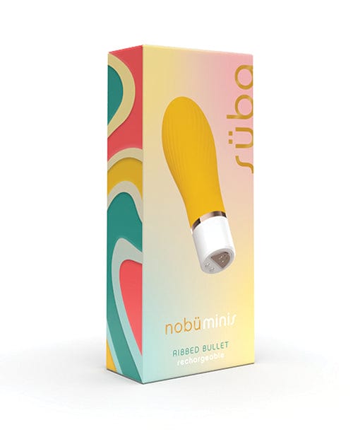 Nobu Mini Suba Ribbed Bullet - Yellow Stimulators