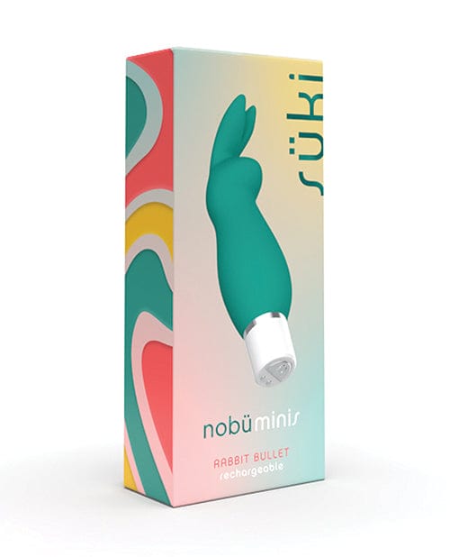 Nobu Mini Suki Rabbit Bullet - Teal Stimulators