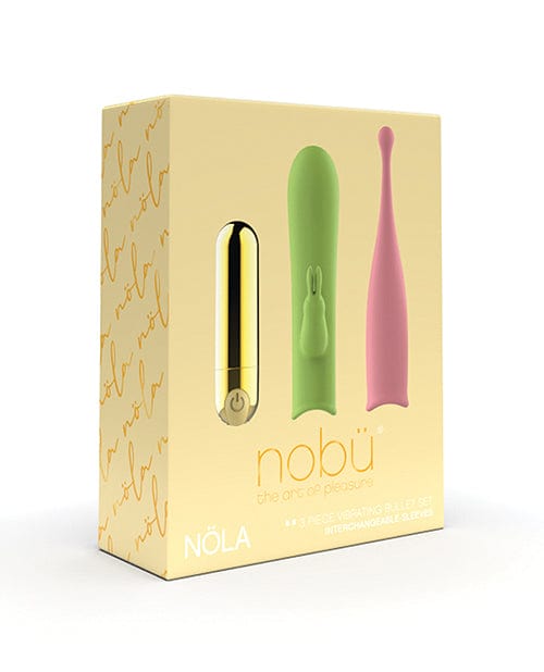 Nobu Nola Interchangeable Bullet Set - 3 Piece Set Stimulators