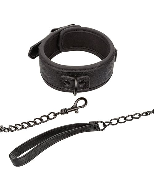 Nocturnal Collection Detachable Collar & Leash - Black Bondage Blindfolds & Restraints