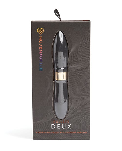 Nu Sensuelle Deaux Two-ended Bullet Black Stimulators