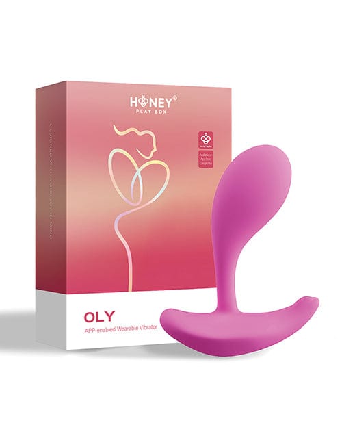 Oly App-enabled Wearable Clit & G Spot Vibrator - Pink Pink Stimulators