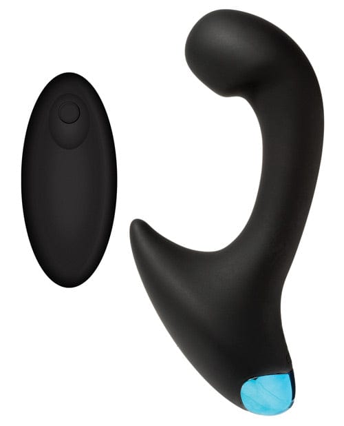 OptiMale Vibrating P Massager w/Wireless Remote - Black Anal Products