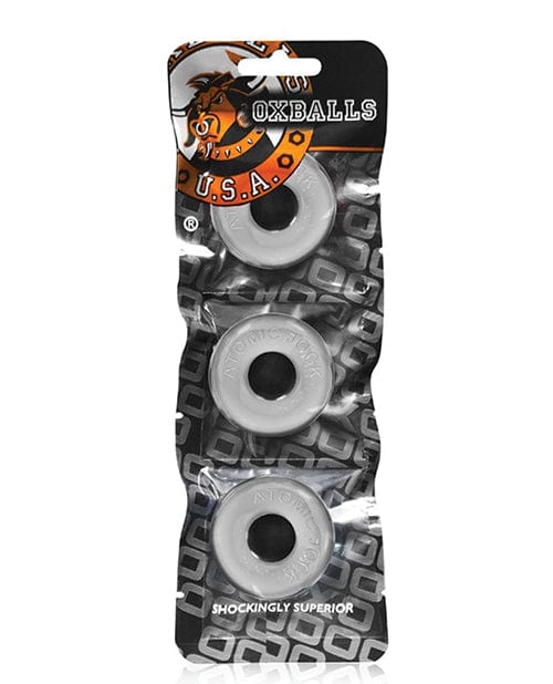 Oxballs Ringer Donut 1 - Pack Of 3 Clear Gay & Lesbian Products