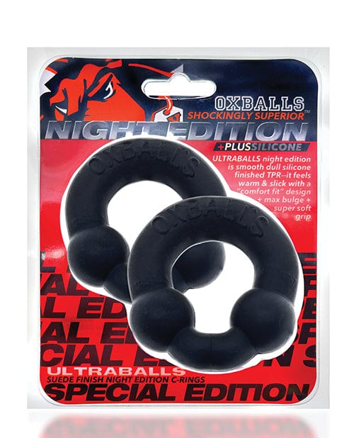 Oxballs Ultraballs Cockring Special Edition - Night Pack of 2 Gay & Lesbian Products