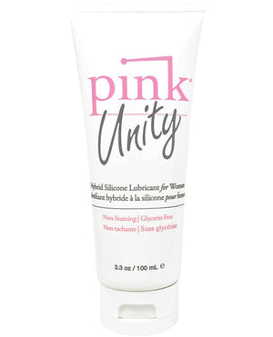 Pink Unity Hybrid Silicone Based Lubricant - 3.3 oz Tube Lubricants