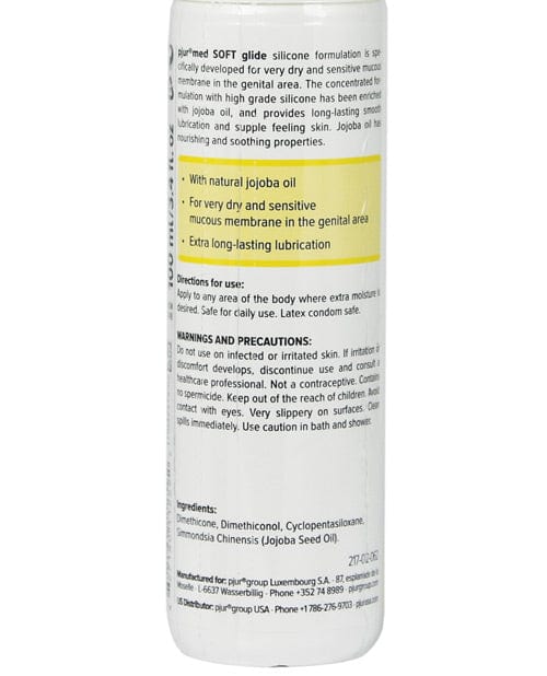 Pjur Med Soft Glide Silicone Based Personal Lubricant - 100ml Bottle Lubricants