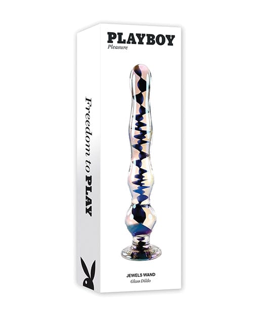 Playboy Pleasure Jewels Wand - Clear Dongs & Dildos