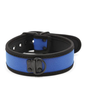 Plesur Neoprene Puppy Collar - Blue Bondage Blindfolds & Restraints