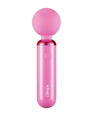 Pomi Wand Clit Tease Vibrating Wand Pink Massage Products