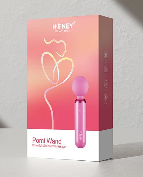 Pomi Wand Clit Tease Vibrating Wand Pink Massage Products