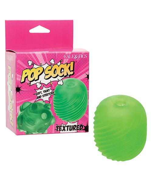 Pop Sock Textured Masturbator Green Dolls & Masturbators