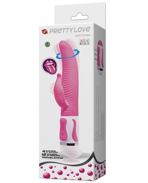 Pretty Love Antoine Twisting Rabbit - Pink Vibrators