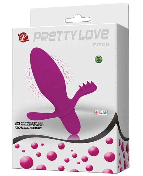 Pretty Love Fitch Anal Vibrator - Fuchsia Anal Products