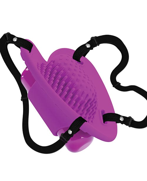 Pretty Love Heartbeat Strap On Clitoral Massager - Fuchsia Stimulators