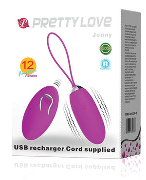 Pretty Love Jenny Remote Control Bullet - Fuchsia Stimulators