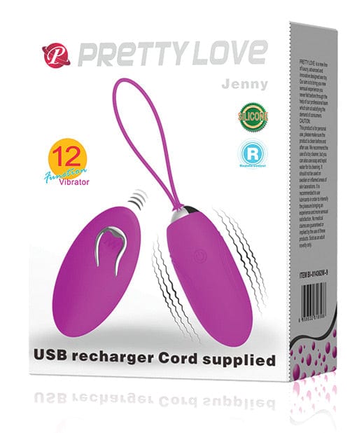 Pretty Love Jenny Remote Control Bullet - Fuchsia Stimulators