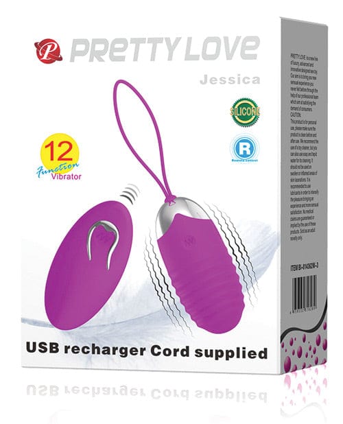 Pretty Love Jessica 12 Function - Fuchsia Stimulators
