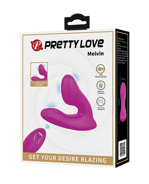 Pretty Love Melvin Dual Stimulator - Fuchsia Anal Products