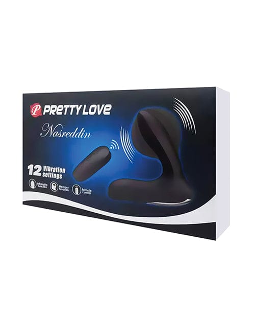 Pretty Love Nasreddin Inflatable Prostate Massager - Black Anal Products