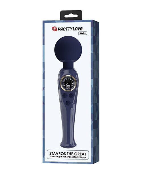 Pretty Love Skylar LED Digital Display Wand Blue Massage Products