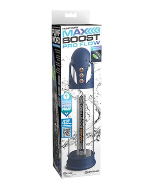 Pump Work Max Boost Pro Blue/Clear Penis Enhancement