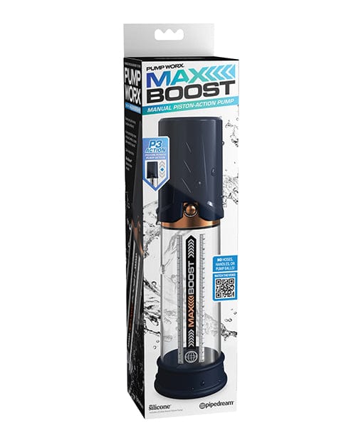 Pump Worx Max Boost Blue Penis Enhancement