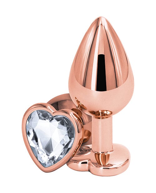 Rear Assets Rose Gold Heart Medium - Anal Products