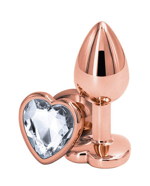 Rear Assets Rose Gold Heart Small Anal Products