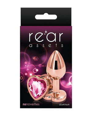 Rear Assets Rose Gold Heart Small Pink Anal Products