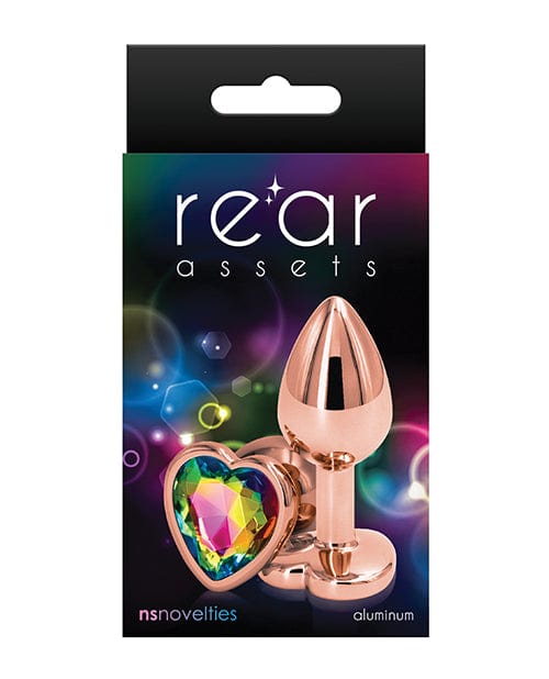 Rear Assets Rose Gold Heart Small Rainbow Anal Products