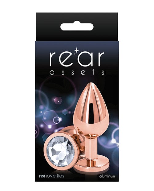 Rear Assets Rose Gold Medium / Clear Anal Products