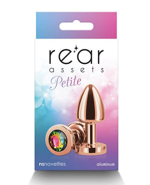 Rear Assets Rose Gold Petite - Rainbow Anal Products