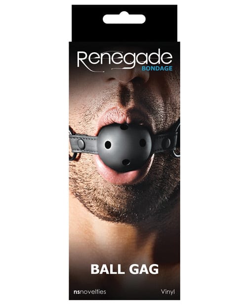 Renegade Bondage Ball Gag - Black Bondage Blindfolds & Restraints