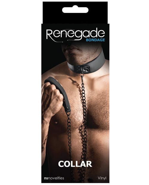 Renegade Bondage Collar - Black Bondage Blindfolds & Restraints