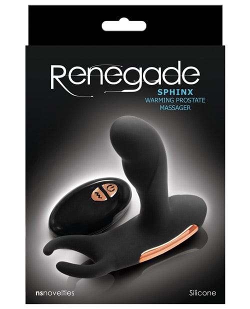 Renegade Sphinx Warming Prostate Massager - Black Anal Products