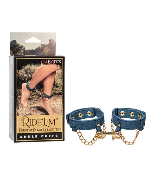 Ride 'Em Premium Denim Collection Ankle Cuffs Bondage Blindfolds & Restraints