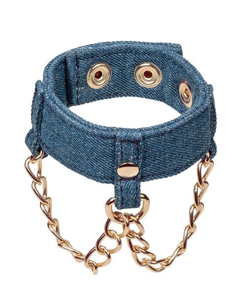 Ride 'Em Premium Denim Collection Wrist Cuffs Bondage Blindfolds & Restraints