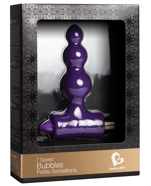 Rocks Off Petite Sensations Bubbles - 7 Speed Purple Anal Products