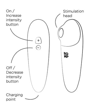 ROMP Shine X Clitoral Vibrator - Pink Stimulators