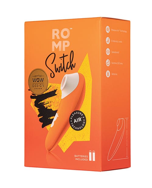 ROMP Switch X Clitoral Vibrator - Orange Stimulators