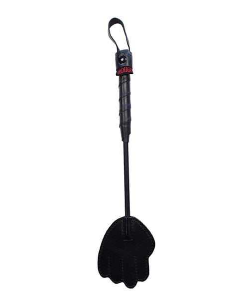 Rouge Mini Leather Hand Paddle Black Bondage Blindfolds & Restraints