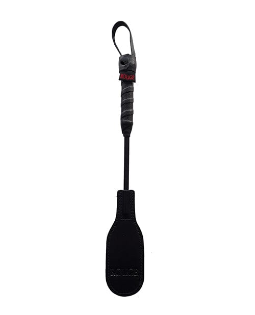 Rouge Mini Leather Oval Paddle Black Bondage Blindfolds & Restraints